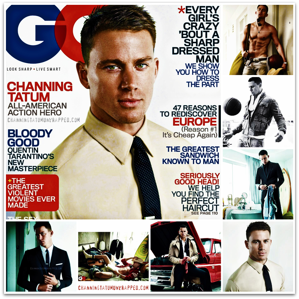 Channing Tatum Featured in August 2009 GQ Magazine