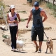 Channing Tatum and Jenna Dewan-Tatum Walking Meeka and Lulu at Runyon Canyon