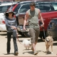 Channing Tatum and Jenna Dewan-Tatum Walking Meeka and Lulu at Runyon Canyon