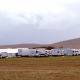Main site for the 'The Eagle' Set: Film production company base camp at Achnahaird