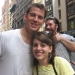 Channing Tatum with Fan Maria on the Set of 'Fighting'