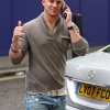 Channing Tatum in London to Promote 'Fighting'