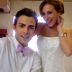 Jonathan Bennett and Haylie Duff on the Set of 'Slightly Single in L.A.'
