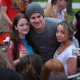 Channing Tatum with Fans on the Set of 'Son of No One'
