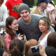 Channing Tatum with fans on the Set of 'Son of No One'