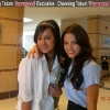 Jenna Dewan and Marci on the Set of 'The Jerk Theory' 