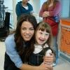 Jenna Dewan and Lilly on the Set of 'The Jerk Theory'